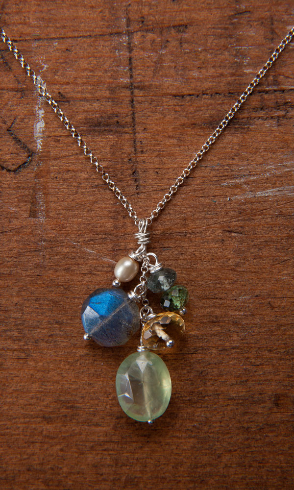 Gemstone Bouquet Necklace Handmade Jewelry Daisy Chains Jewelry