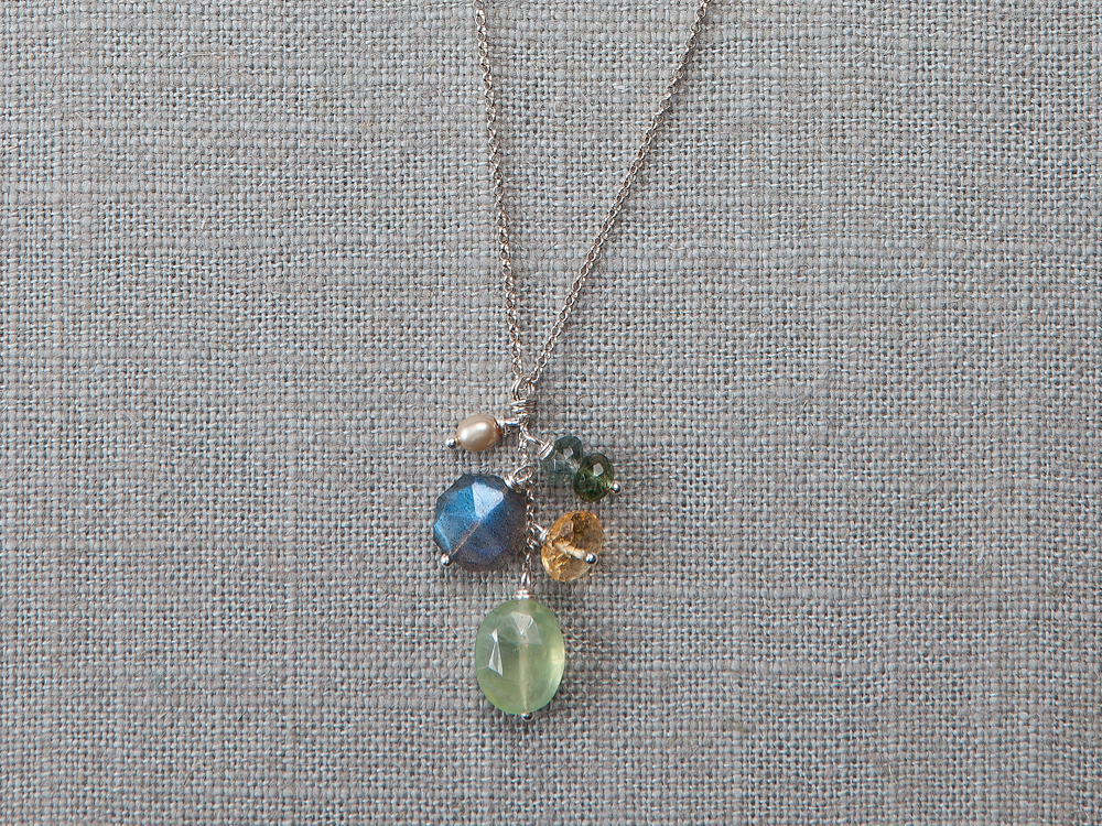 Gemstone Bouquet Necklace Handmade Jewelry Daisy Chains Jewelry