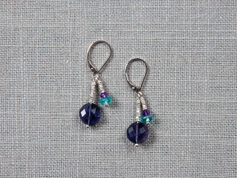 Gemstone Tassel Earrings Daisy Chains Jewelry