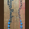 Aquamarine Boulder Necklace
