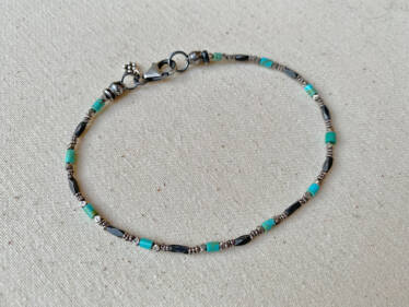 turquoise & Thai silver Bracelet