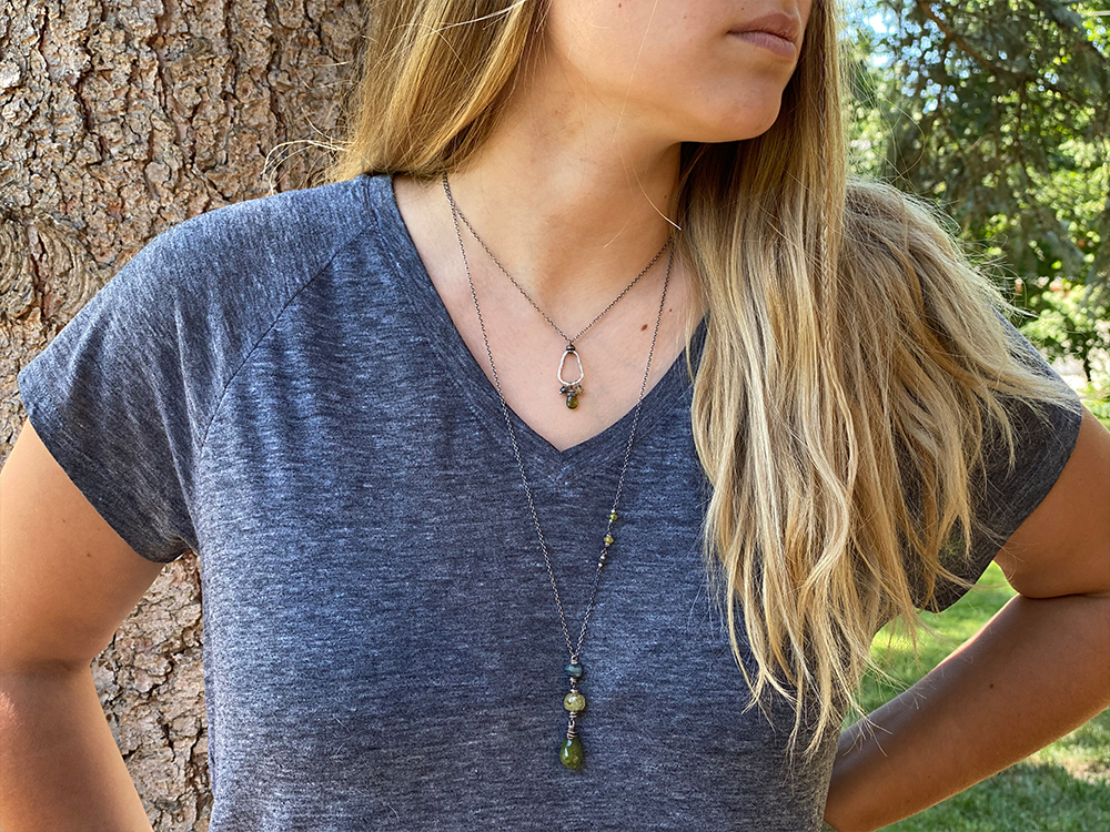 summertime fringe necklace