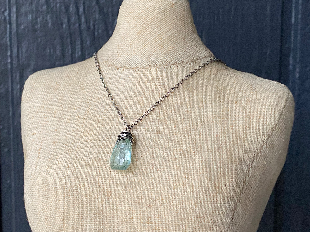 Nested Aquamarine Pendant