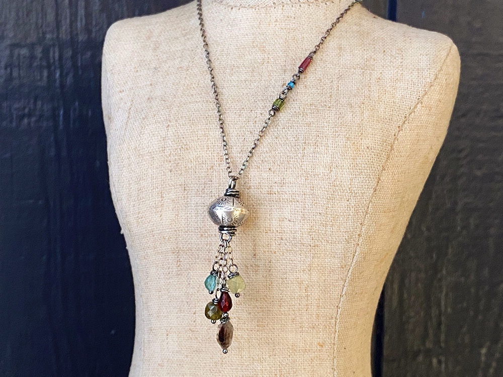 carnival tassel pendant