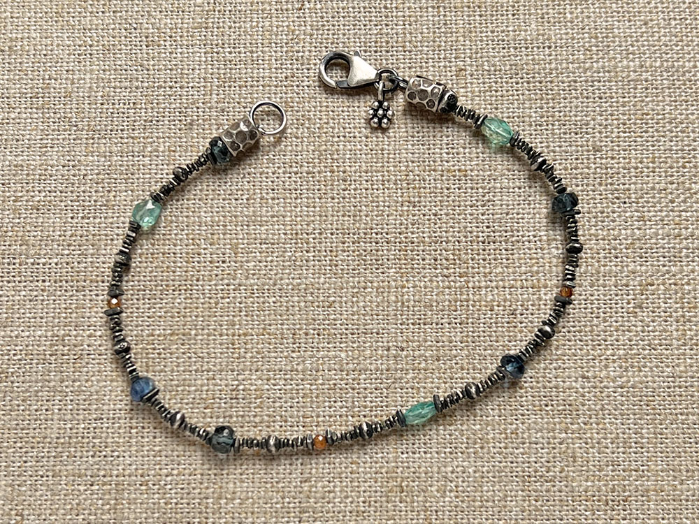 Kyanite & Apatite Bracelet
