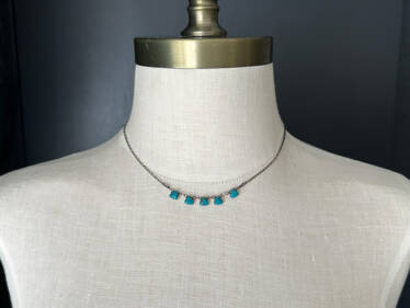 Turquoise Five of a Kind Necklace