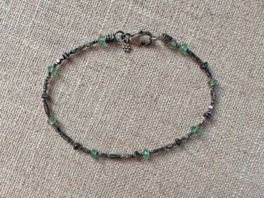 Clear Blue Apatite Bracelet
