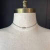 Thai Silver Choker Necklace Earrings
