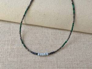 Blue Opal Centerpiece Necklace