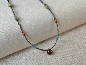 Autumn Glow Gemstone Necklace