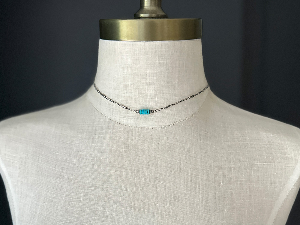 Blue Turquoise Choker