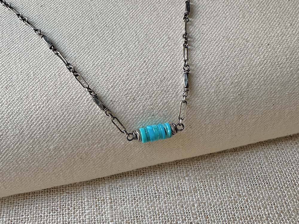 Blue Turquoise Choker