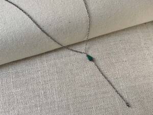 Black Opal Sweetheart ‘Y’ Necklace