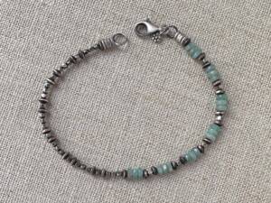 Amazonite Half-n-Half Bracelet