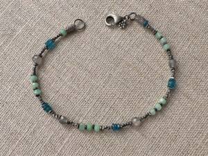Apatite & Chrysoprase Bracelet