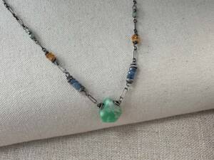 Chrysoprase Sunshine Garden Necklace