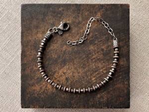 Mixed Metal Saucer Bracelet
