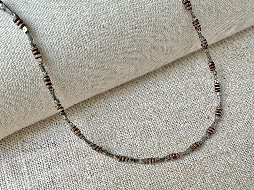 Mixed Metal Layering Necklace