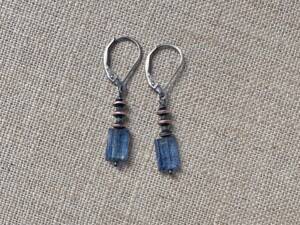 Kyanite & Mixed Metal Stack Earrings