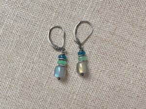 Luminescent Barrel Earrings