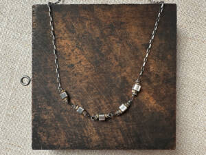Mixed Metal Five-of-a-Kind Necklace