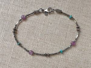 Turquoise & Star Ruby Bracelet