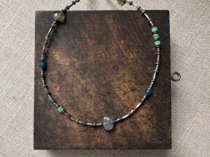 Labradorite & Chrysoprase Kaleidoscope Necklace