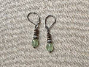 Kyanite & Mixed Metal Earrings