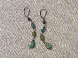 Four Stone September Earrings