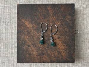 Grandidierite Stack Earrings
